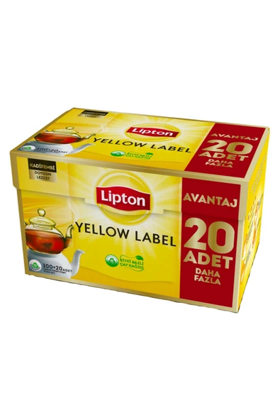 Lipton Yellow Label Demlik Poşet Çay 120li - 2