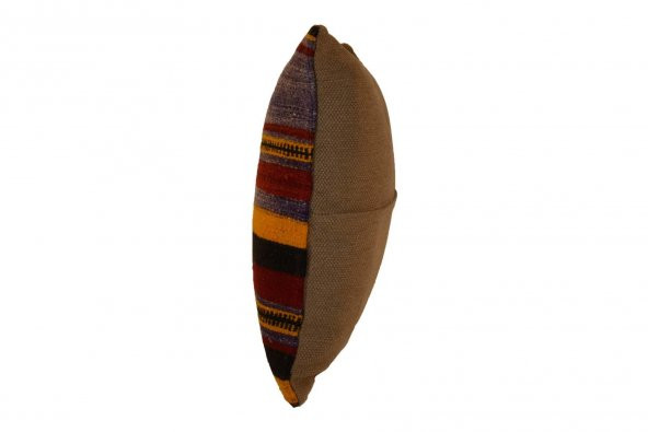 El Dokuması Kilim Kırlent Minder Yastık Kılıfı 40x40 KK0076 - 4