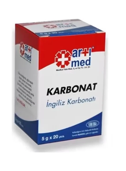Artımed İngiliz Karbonatı 5 gr 20'li