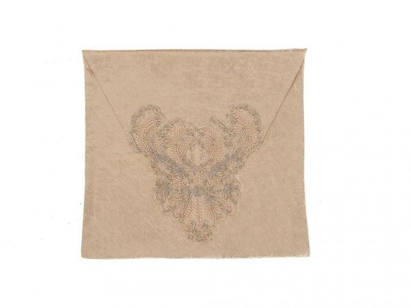 Carolina Kadife Bohça Zarf Kahve ürün görseli