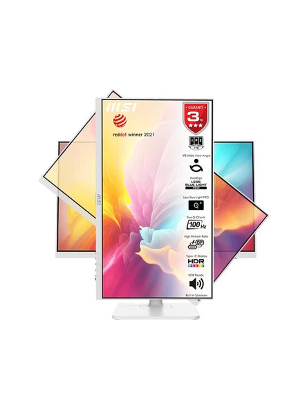 MSI MODERN MD2412PW 23.8 inç 100 Hz 1ms Full HD Adaptive Sync IPS Beyaz Monitör