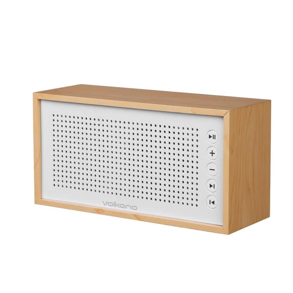 Volkano Deco Series Kablosuz Bluetooth Hoparlör Ahşap VK-3132-WD