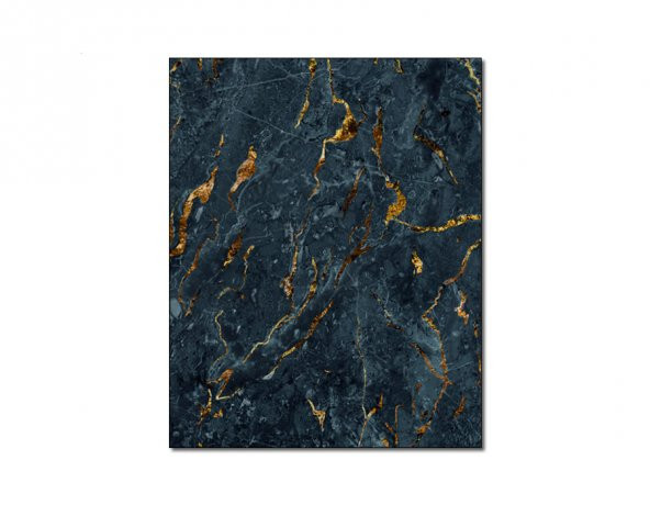 Siyah- Gold Mermer Desen 2.7 mm Mdf Ebatlı - 2