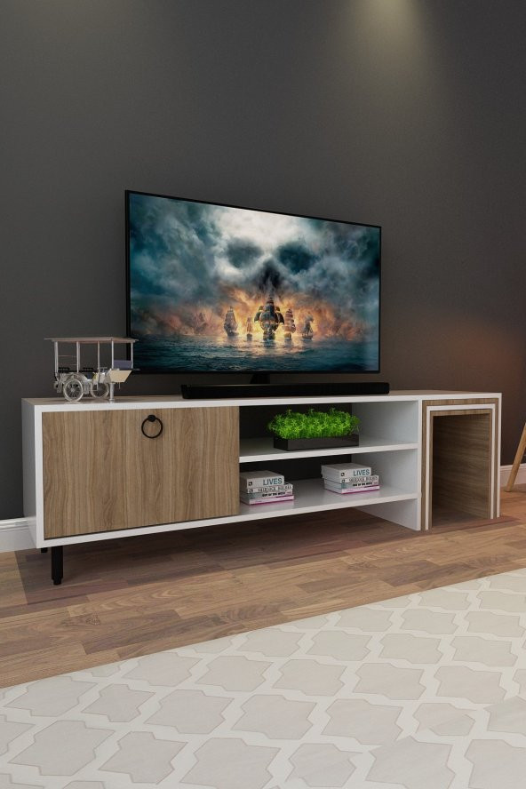 Zigon Sehpalı Tv Ünitesi Bambu - 7