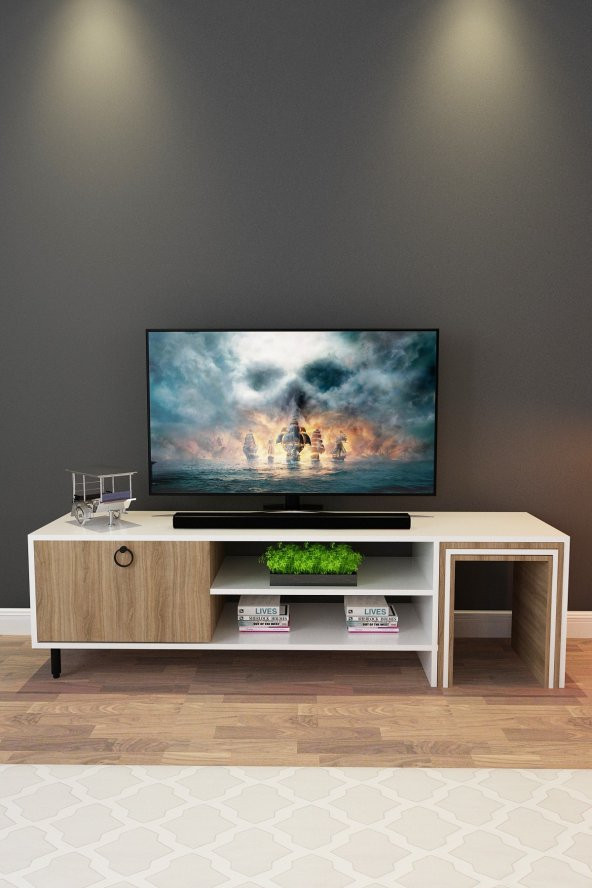 Zigon Sehpalı Tv Ünitesi Bambu - 8