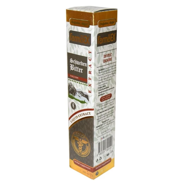 My Farmaex İsveç İksiri Şurubu Bitkisel Ekstrakt Alkolsüz 250 ML - 4