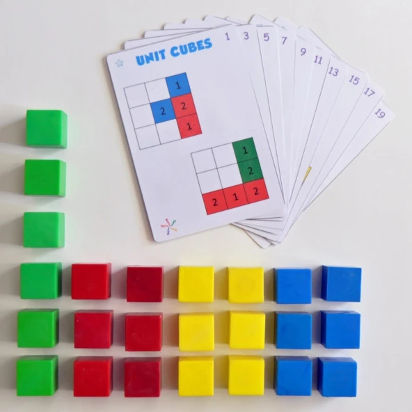 Unit Cubes - Birim Küpler - Matematik Akıl Zeka Mantık Oyunu