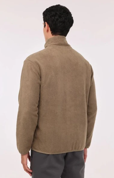 Lotto M-Nıeve Teddy Jacket Hoodie Eşofman Üstü Erkek Polarlı Ceket - Resim 6