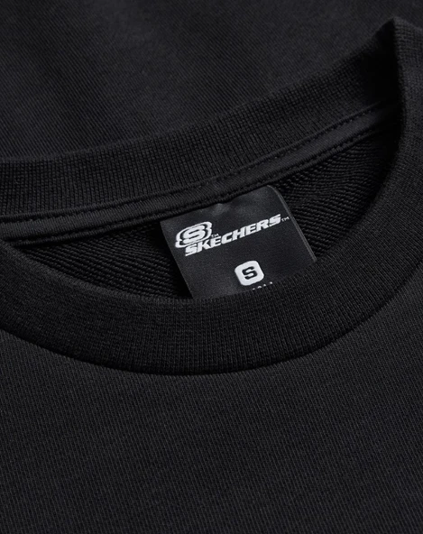 Skechers M Essential Crew Neck S242113 Sweatshirt Erkek Sweatshirt - Resim 4