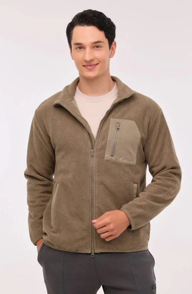 Lotto M-Nıeve Teddy Jacket Hoodie Eşofman Üstü Erkek Polarlı Ceket - Resim 2