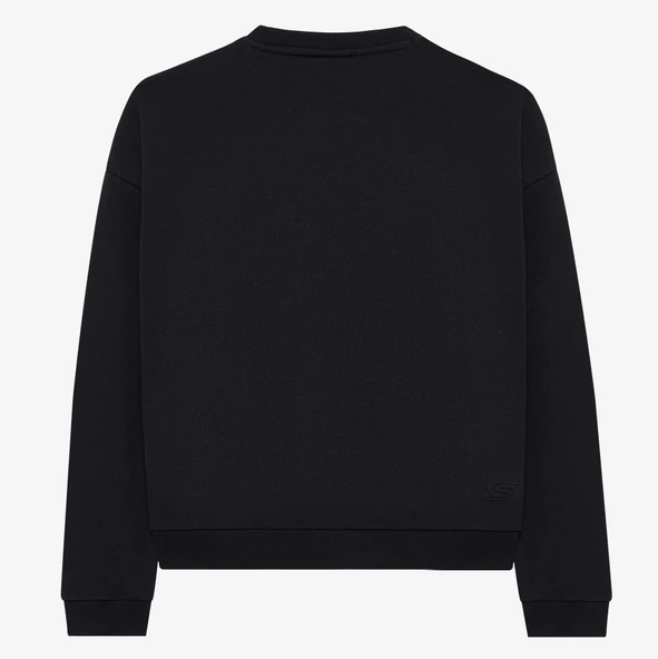 Skechers M Essential Crew Neck S242113 Sweatshirt Erkek Sweatshirt - Resim 2