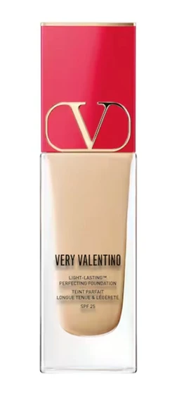 VALENTINO Very Valentino Light Amber 1 - Çok hafif fondöten, 24 saat kalıcı, SPF 25 ürün görseli