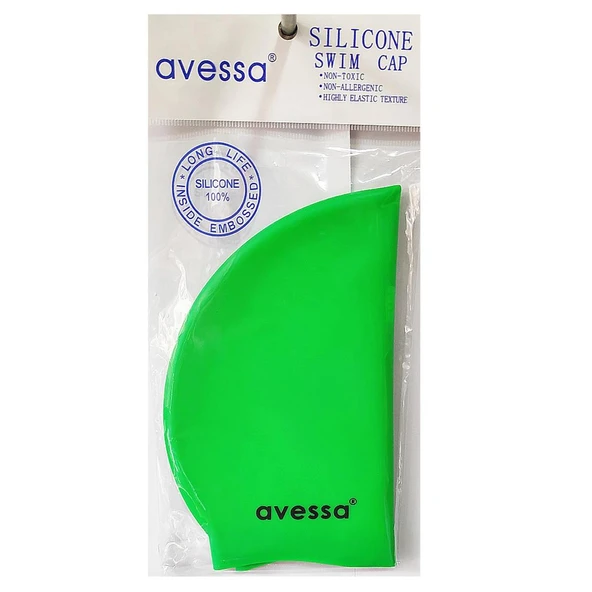 Avessa Silikon Bone Yeşil Havuz Bonesi SC305 ürün görseli