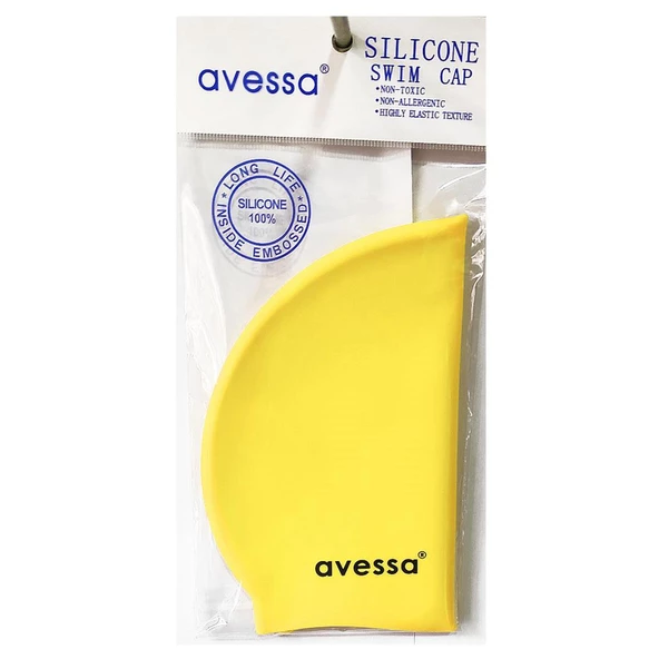 Avessa Silikon Bone Sarı Havuz Bonesi SC807