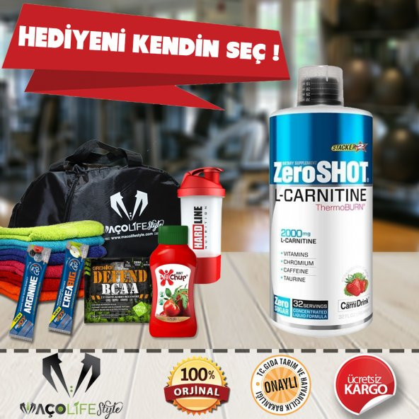 Zero Shot L-Carnitine 2000 Mg Thermo Burn 960 Ml L-Karnitin + HEDİYENİ KENDİN SEÇ!