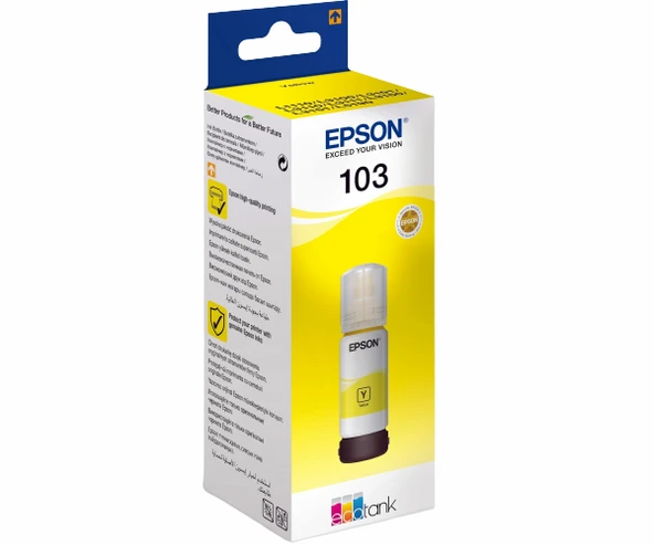 Epson 103 L3110/L3111/L3150/L3151 65 ml C13T00S44A Yellov Sarı Mürekkep