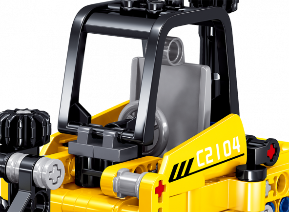 Lego Technıc Kepçe Inşaat Iş Makinesi 322 Parça Oyuncak Zeka Geliştiren Lego Oyuncak - 5