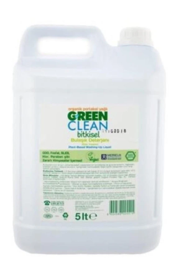 U Green Clean 5000ml Organik Elde Bulaşık Deterjanı