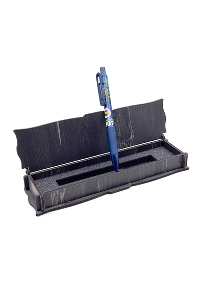 Fenerbahçe Orijinal Lisanslı Lacivert Versatil Uçlu Kalem 0.7 Hediyelik Ahşap Kutulu - 4