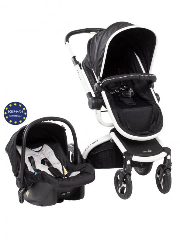 Gubi Platino Travel Sistem Bebek Arabası Siyah - 1