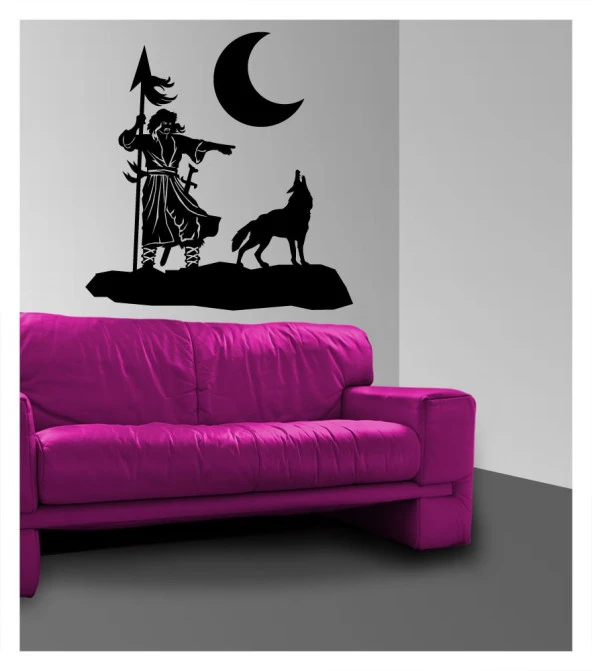 Egenekon Kadife Duvar Sticker 136X131 Cm