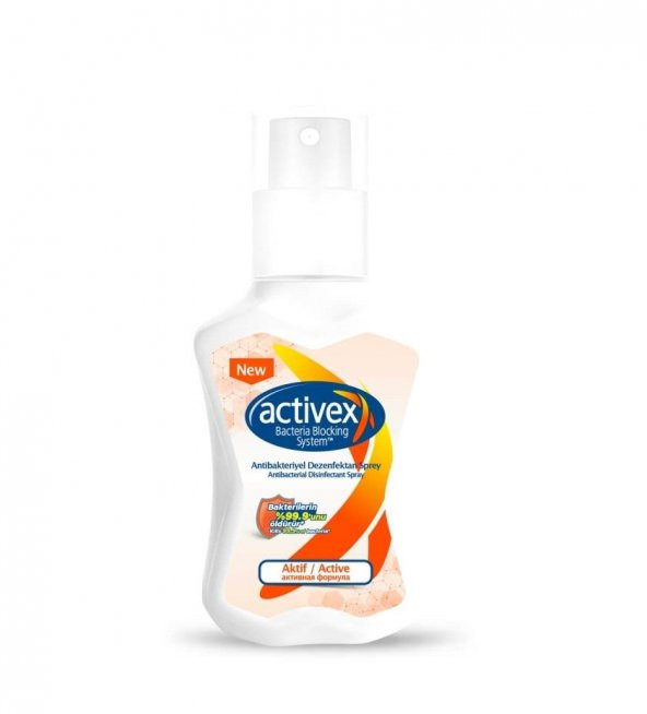 Activex Antibakteriyel Dezenfektan Sprey Aktif 100 ml