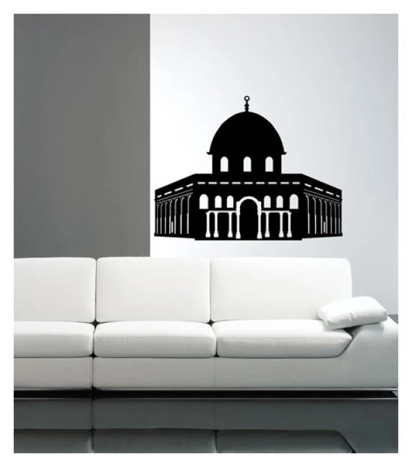 Mescid-i Aksa Kadife Duvar Sticker 97X127 Cm