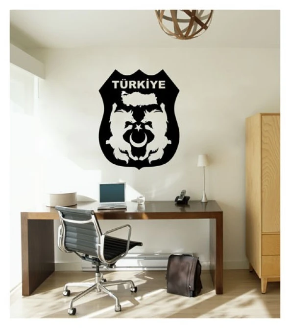 Ülkü-5 Kadife Duvar Sticker 65,5X82 Cm