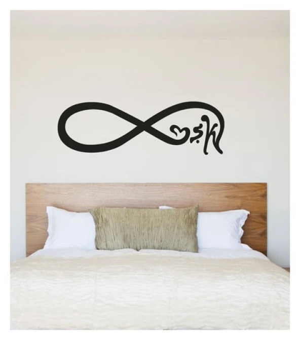 Aşk Kadife Duvar Sticker