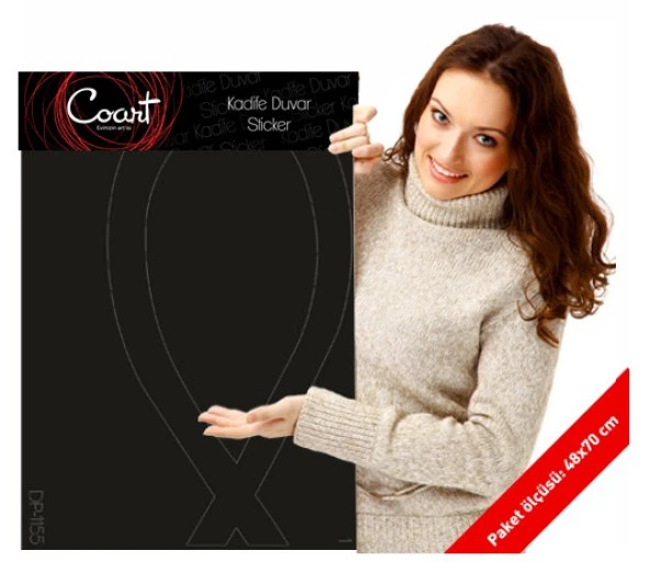 Aşk Kadife Duvar Sticker - 4