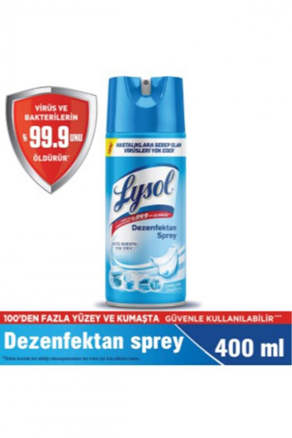 Lysol Dezenfektan Sprey Temizliğin Esintisi Yüzeyler İçin 400 ml - 2