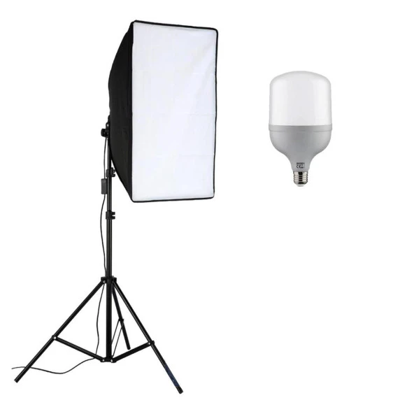 HLYPRO 50x70cm Softbox Daimi Işık Seti