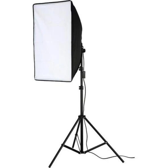 Ev Ortamında Kamera Çekimleri Için 50x70 Softbox Daimi Işık Seti - 2