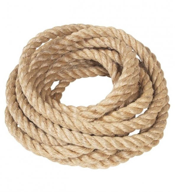 JÜT(KENDİR) HALAT 4 mm. KALINLIK (20 METRE UZUNLUK) - 2