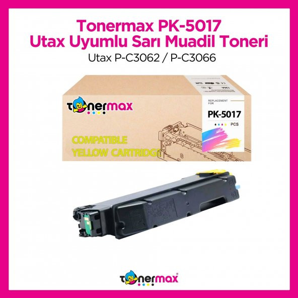 Utax PK-5017 Muadil Toner Sarı/ Utax P-C3062 / P-C3066