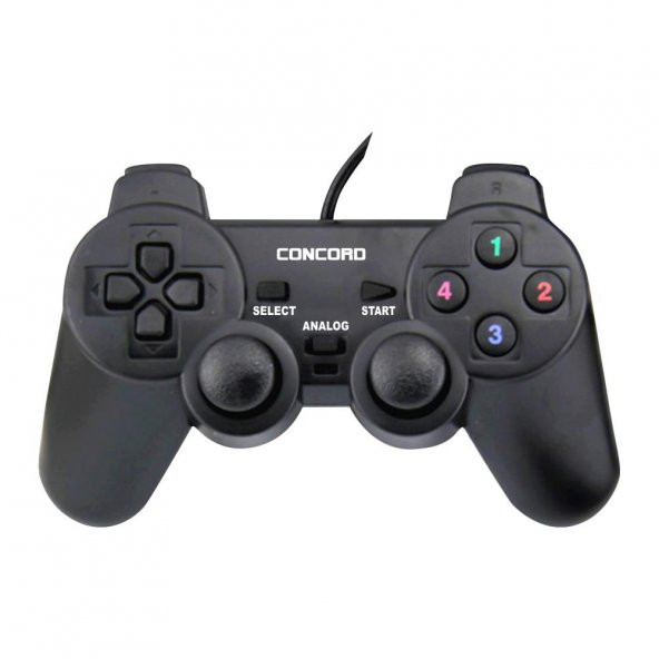 Concord C-850 Bilgisayar Pc Oyun konsol Game Pad Kolu Titreşimli