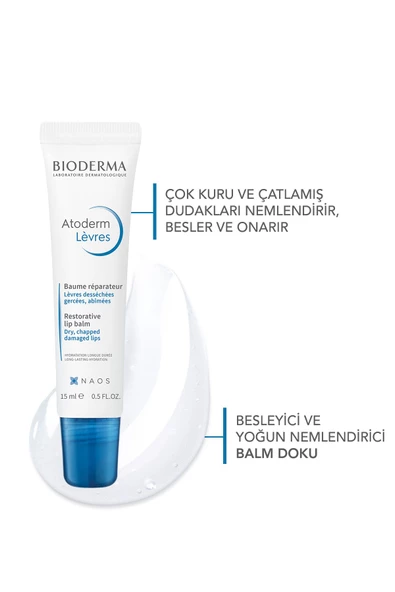 Bioderma Sebium İzokit + Sebium Hydra Cleanser 200 ml - Sebium Hydra 40 ml - Atoderm Levres 15 ml - 3