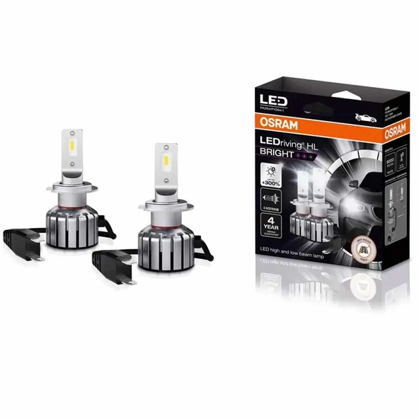 Osram Far Ampulü Led H7/H18 12V 19W Bright Model 64210DWBRT-2HFB - 2