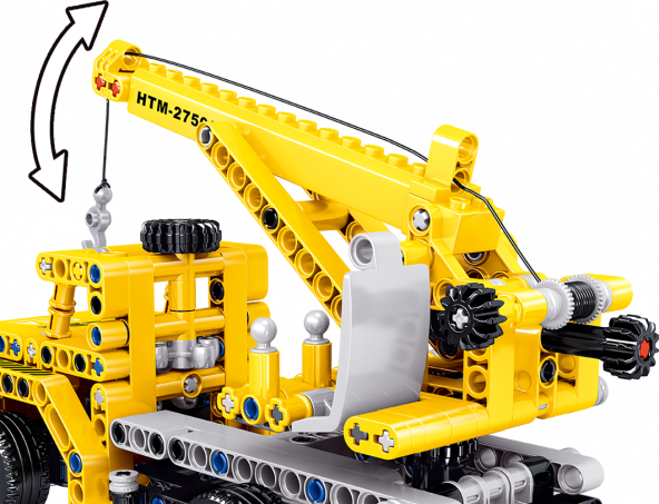 Lego Technıc Vinç Inşaat Iş Makinesi Zeka Geliştiren Lego Oyuncak - 4