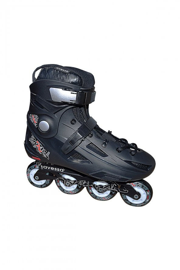 Avessa Profesyonel Paten 44 Numara Siyah Pta-1000