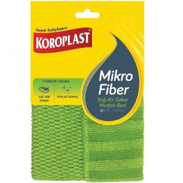 Koroplast Mikrofiber Yağ - Kir Sökücü Mutfak Bezi - 2