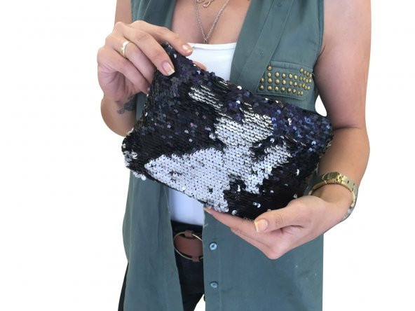 JULIANO Payet Big Siyah Makyaj Çantası - 5