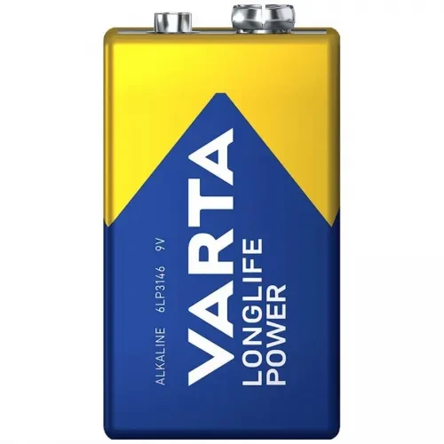 Varta 6LR61 Longlife Power Alkalin 9V Pil Tekli Paket (Blister) - 2