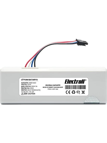 Xiaomi Mi Vacuum Mop 1C Robot Süpürge için 14.4v 2600mAH Marka Batarya