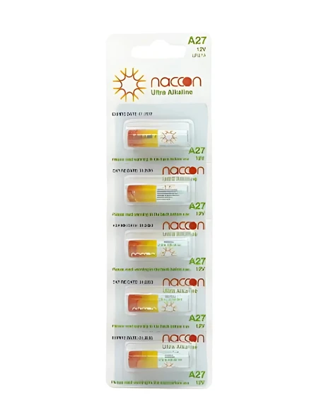 Naccon Ultra Alkalin A27 27A 12V Kumanda Pili