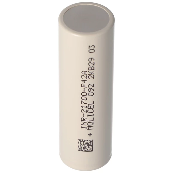 Molicel INR-21700-P42A - 3.7V 4000 Mah Li-Ion Şarjlı Pil 45A - 3