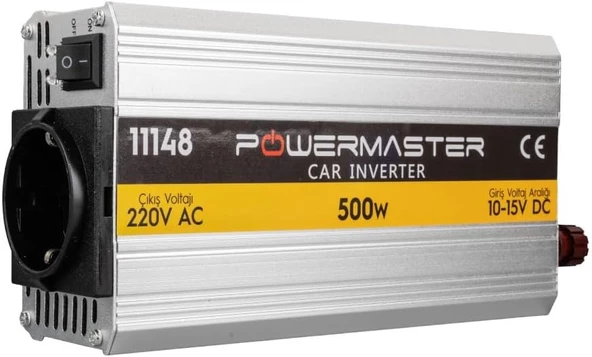 Powermaster PM-11148 12 Volt 500 Watt Modified Sinus İnverter