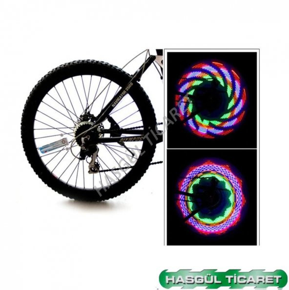HSGL BİSİKLET AKSESUAR PİLLİ JANT LED IŞIKLI - 4