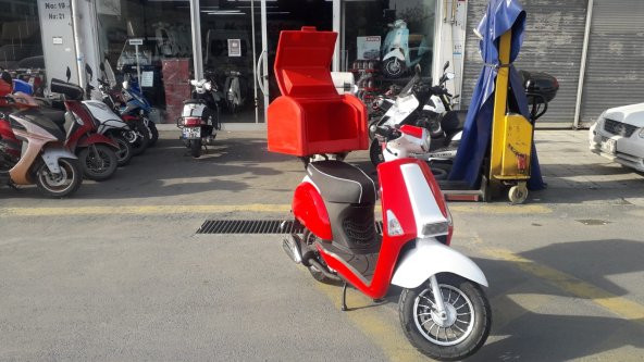 Paket Taşı Para Kazan  Paket Taşıma Motoru 50.cc Scooter Çanta+ Çanta Demiri + Motor Set Halinde Mondimotor da