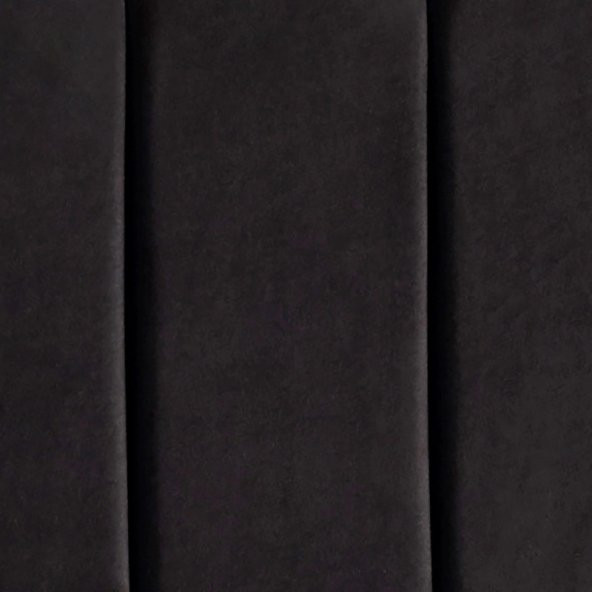 Niron  Piano Lite Çift Kişilik Yatak Başlığı - 160 cm Siyah Kumaş Başlık - 3